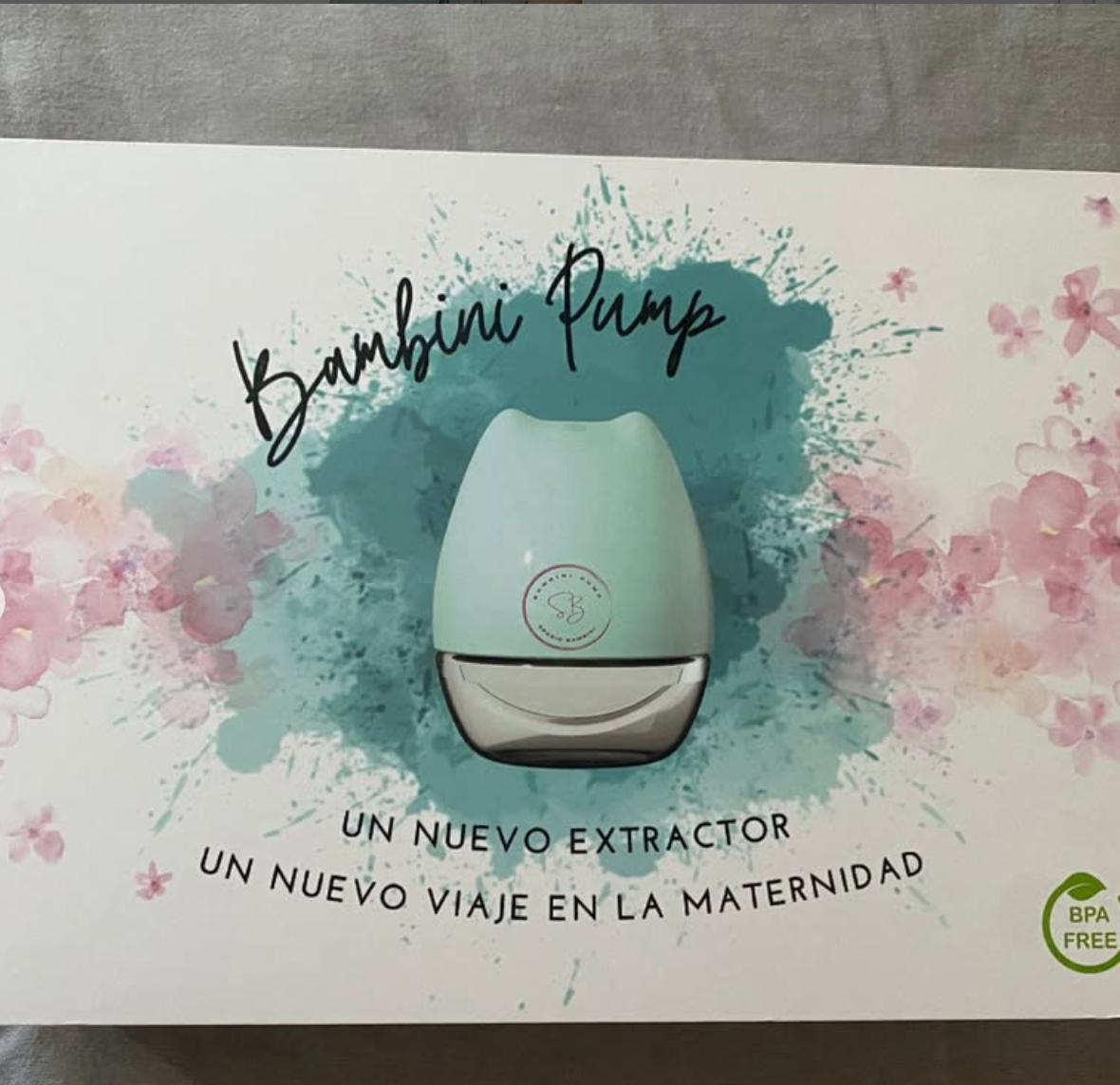 (#PG2602) Extractor de leche eléctrico. Marca Spazio Bambini.