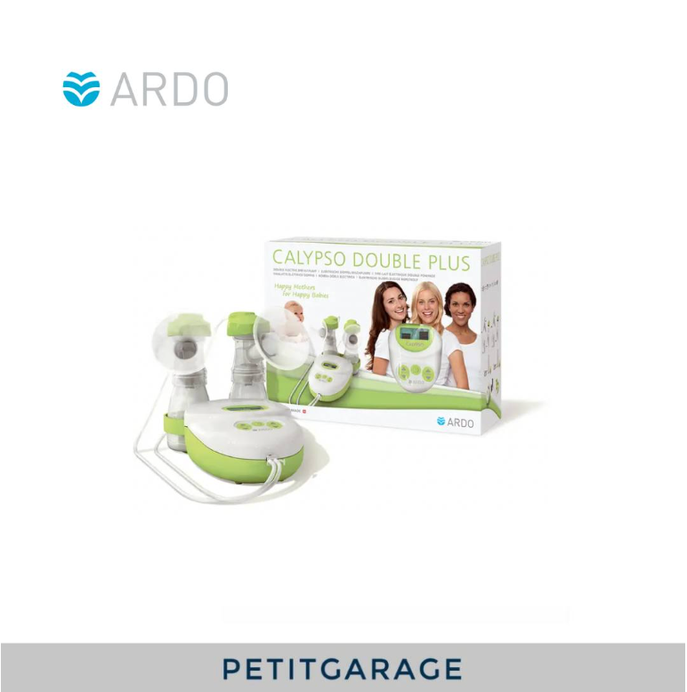 (#PG2638) Extractor doble de leche eléctrico. Marca Calypso