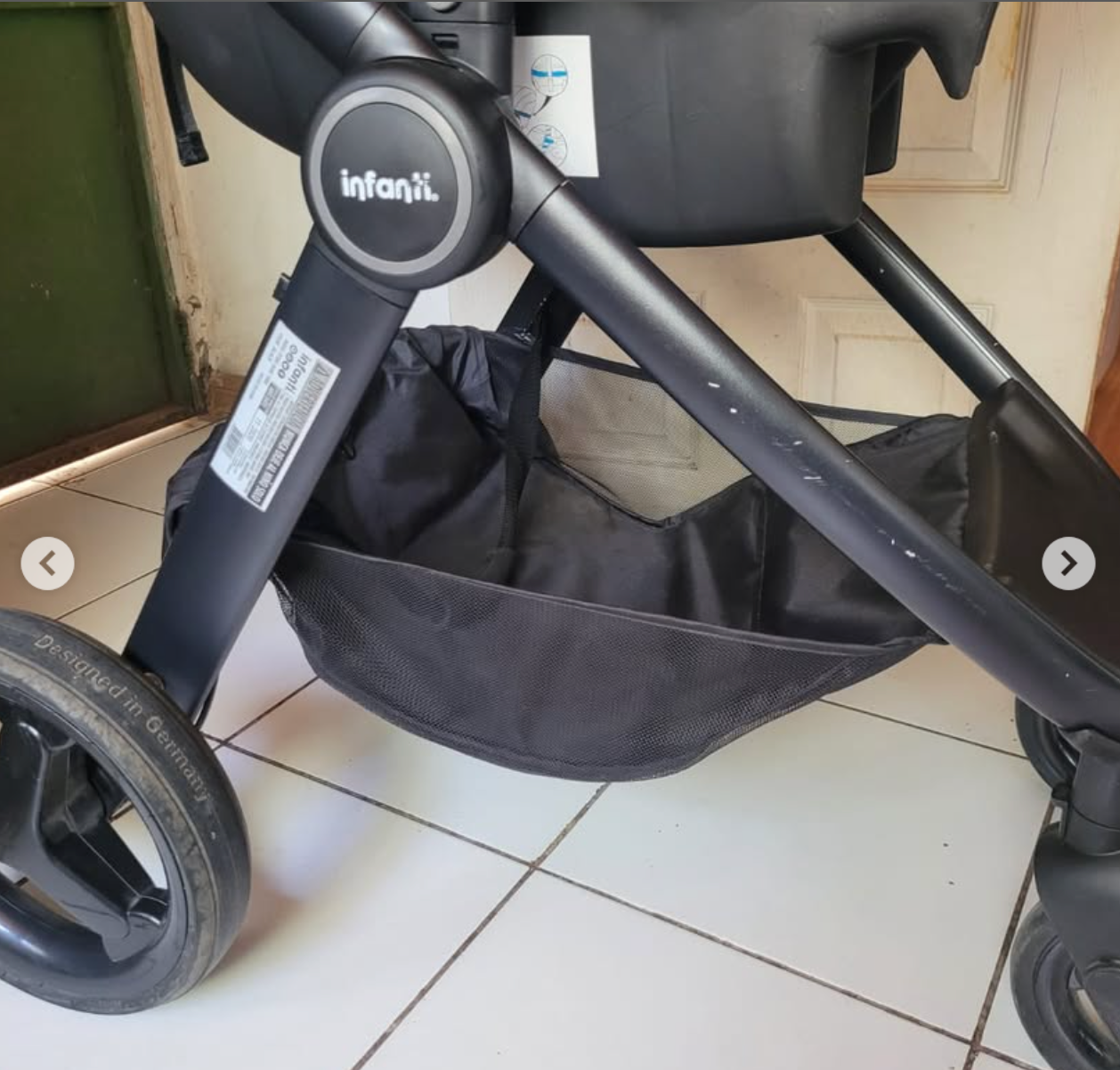 (#PG2645) Coche travel system vibe black. Marca Infanti