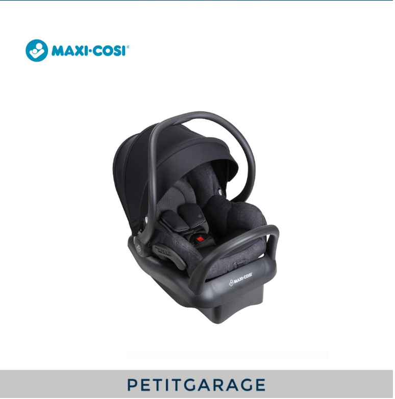 (#PG2664) Silla nido auto modelo micomax 30 nomad negra. Marca Maxi Cosi