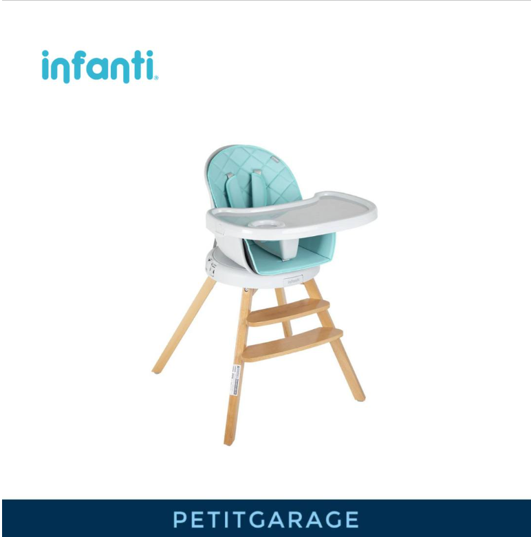 (#PG2665) Silla de comer 360 color celeste. Marca Infanti