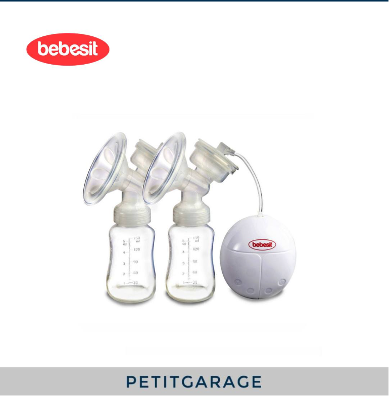 (#PG2666) Extractor de leche eléctrico. Marca Bebesit