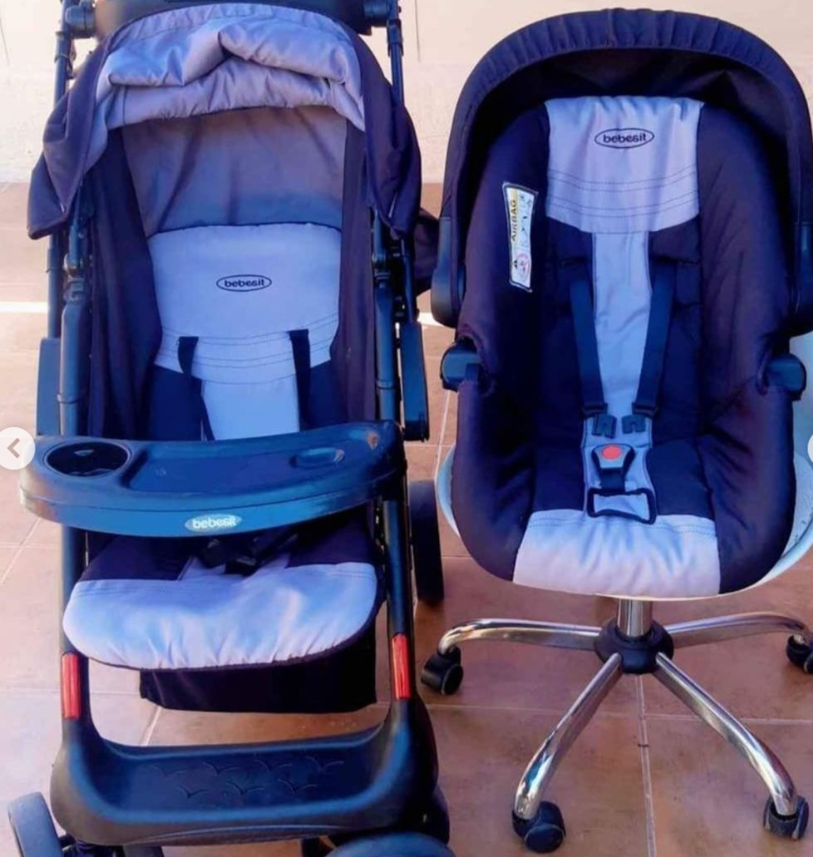 (#PG2682) Coche travel system. Marca Bebesit