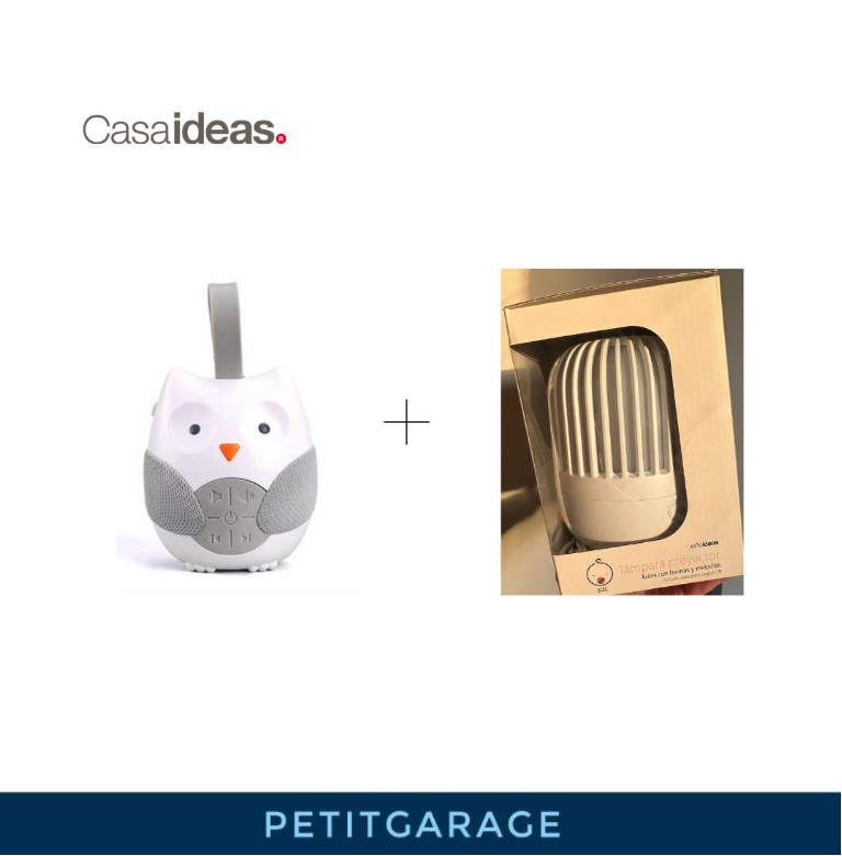 (#PG2695) Lámpara proyector + Ruido blanco de búho. Marca Casa & ideas