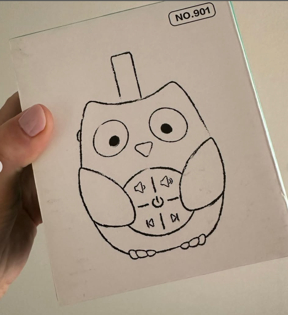 (#PG2695) Lámpara proyector + Ruido blanco de búho. Marca Casa & ideas