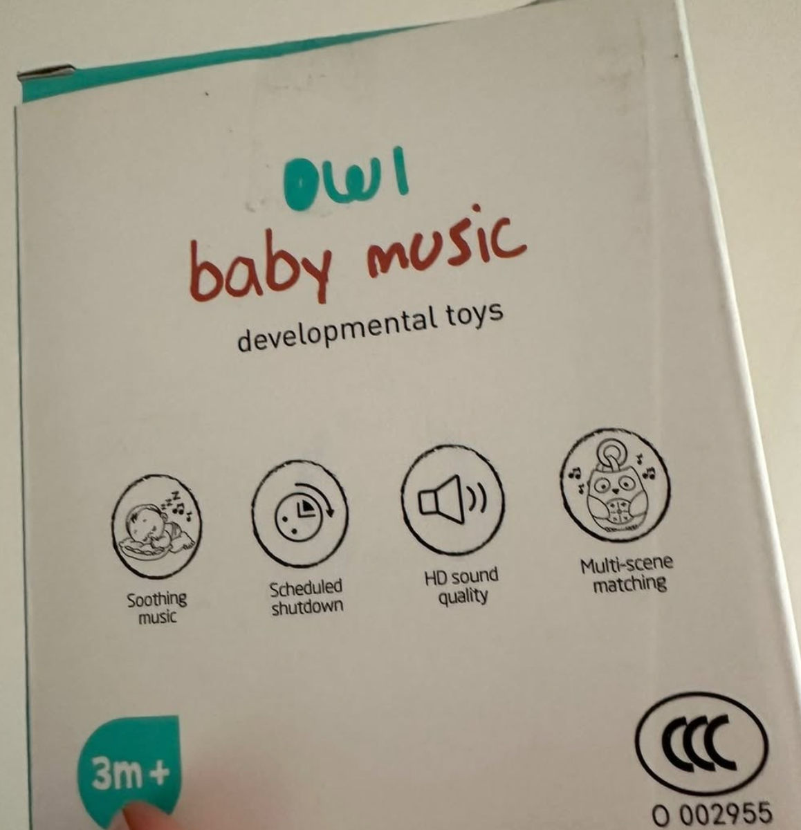 (#PG2695) Lámpara proyector + Ruido blanco de búho. Marca Casa & ideas