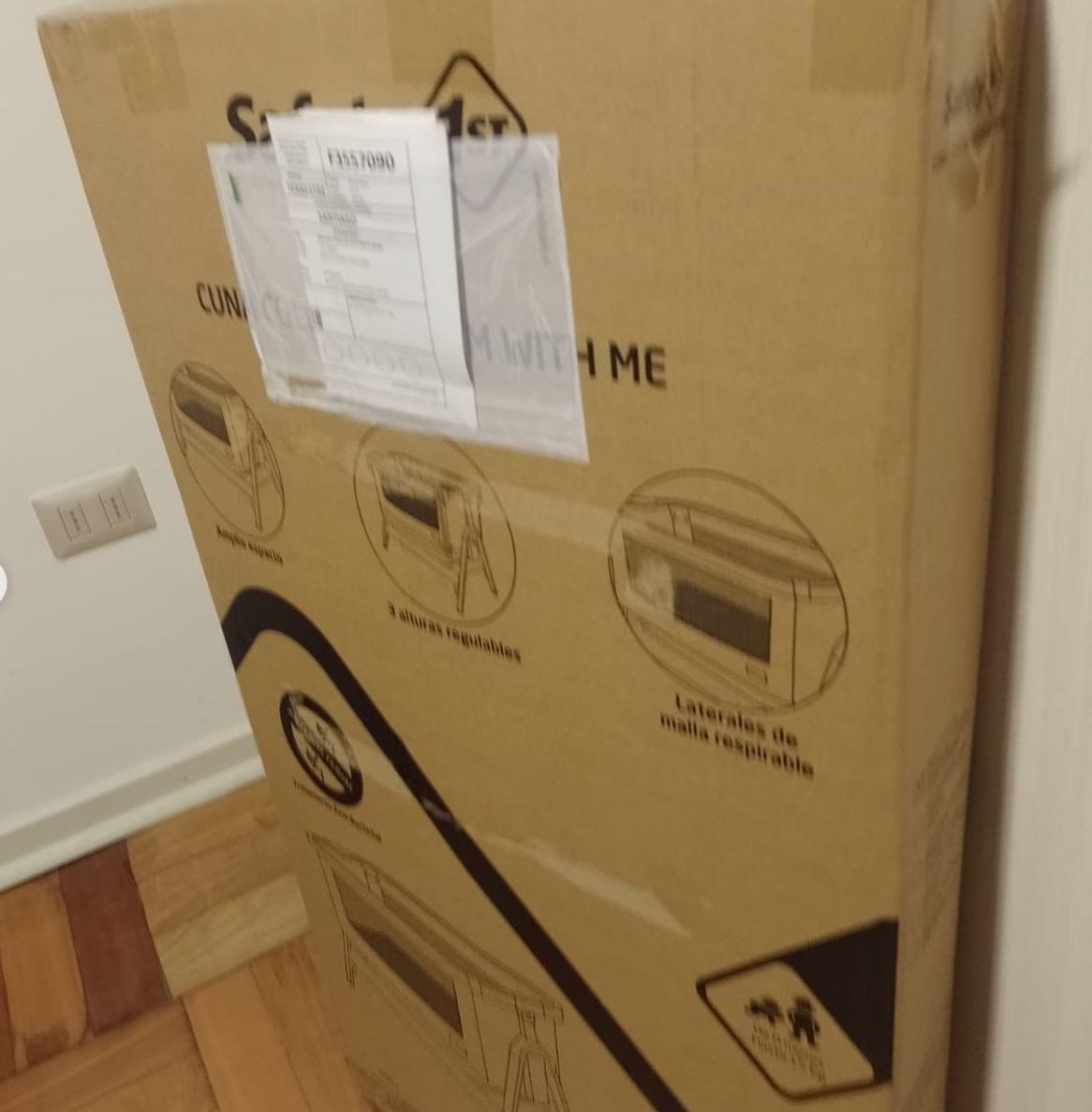 (#PG3941) Cuna Colecho modelo Dream With. Marca Safety 1st