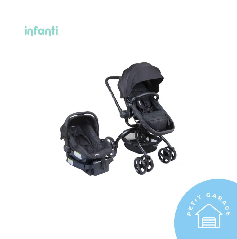 (#PG3946) Coche Travel System modelo I-Giro. Marca Infanti