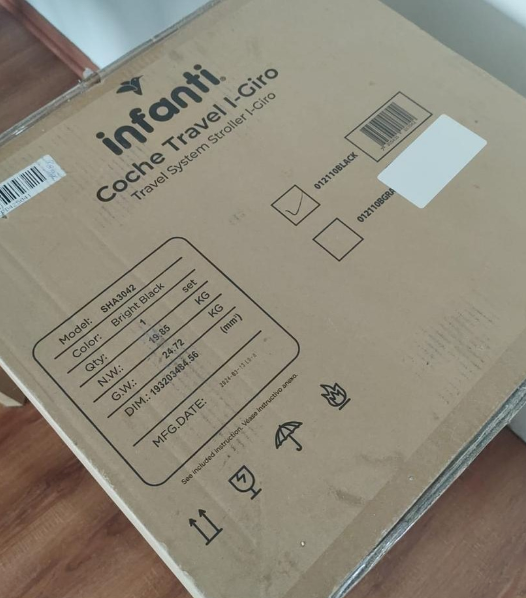 (#PG3946) Coche Travel System modelo I-Giro. Marca Infanti