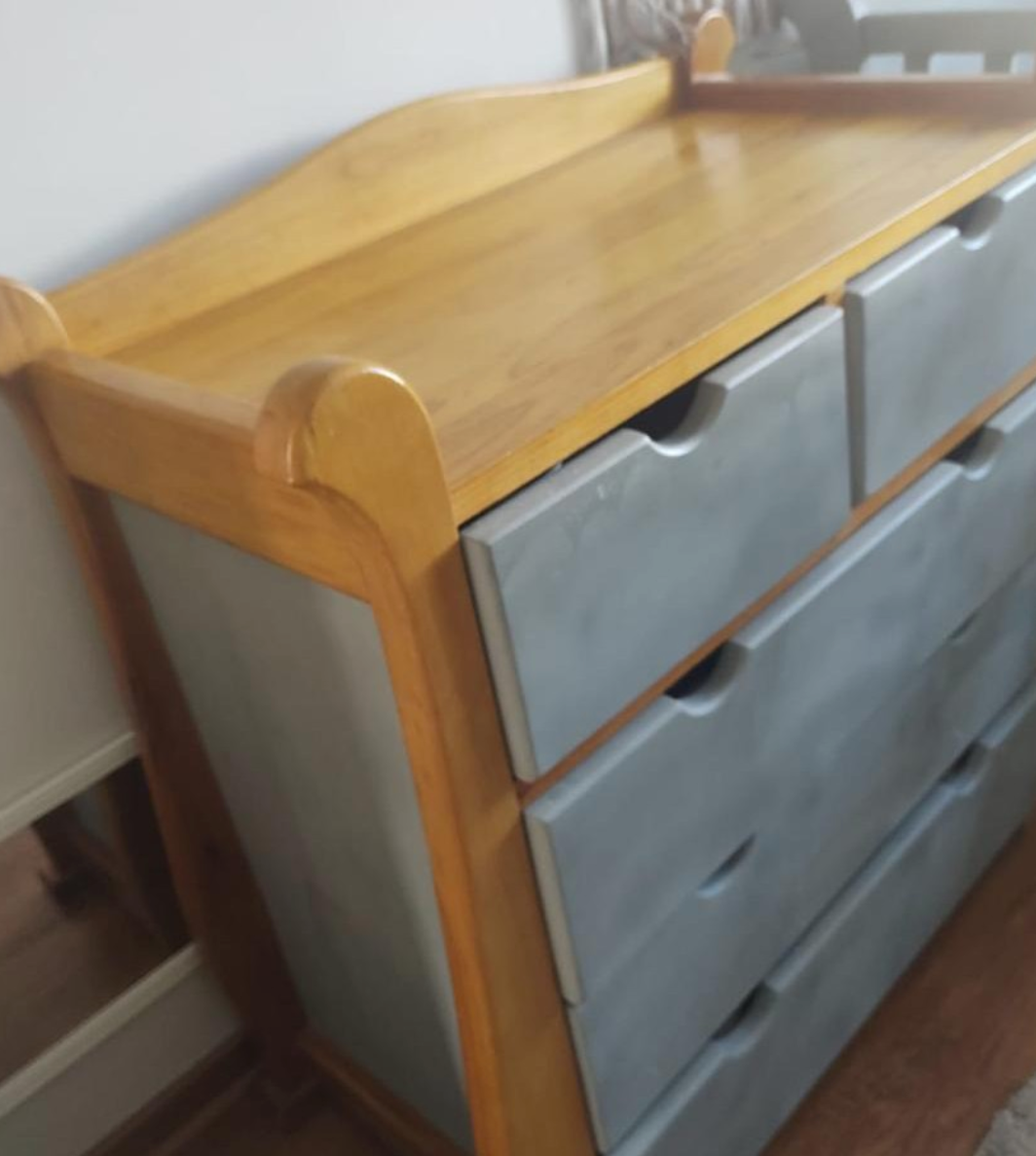 (#PG3949) Cómoda + Mudador. Marca Genérica