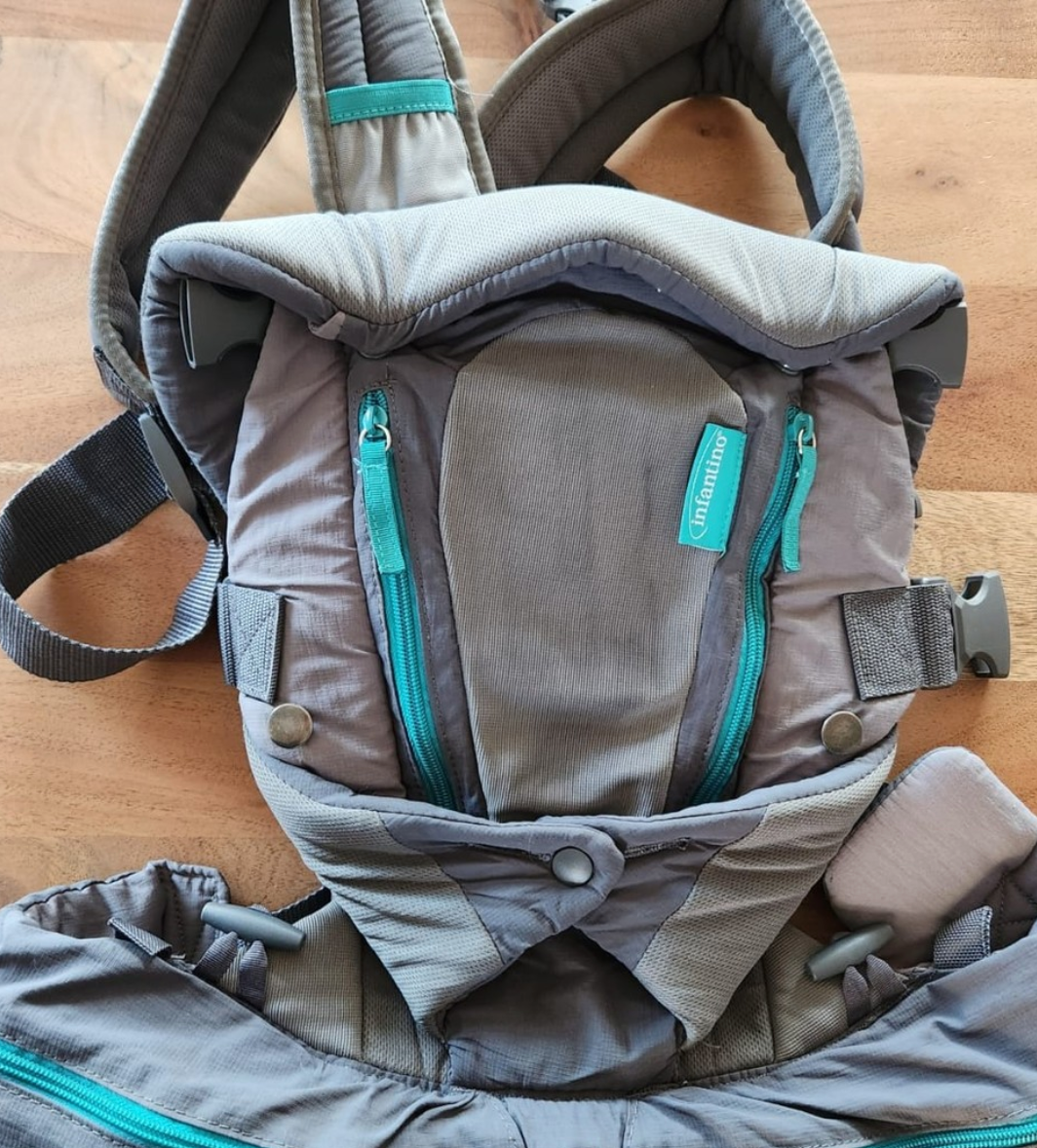 (#PG3485) Mochila portabebé ergonómica 3.5kg a 18kg. Marca Infantino