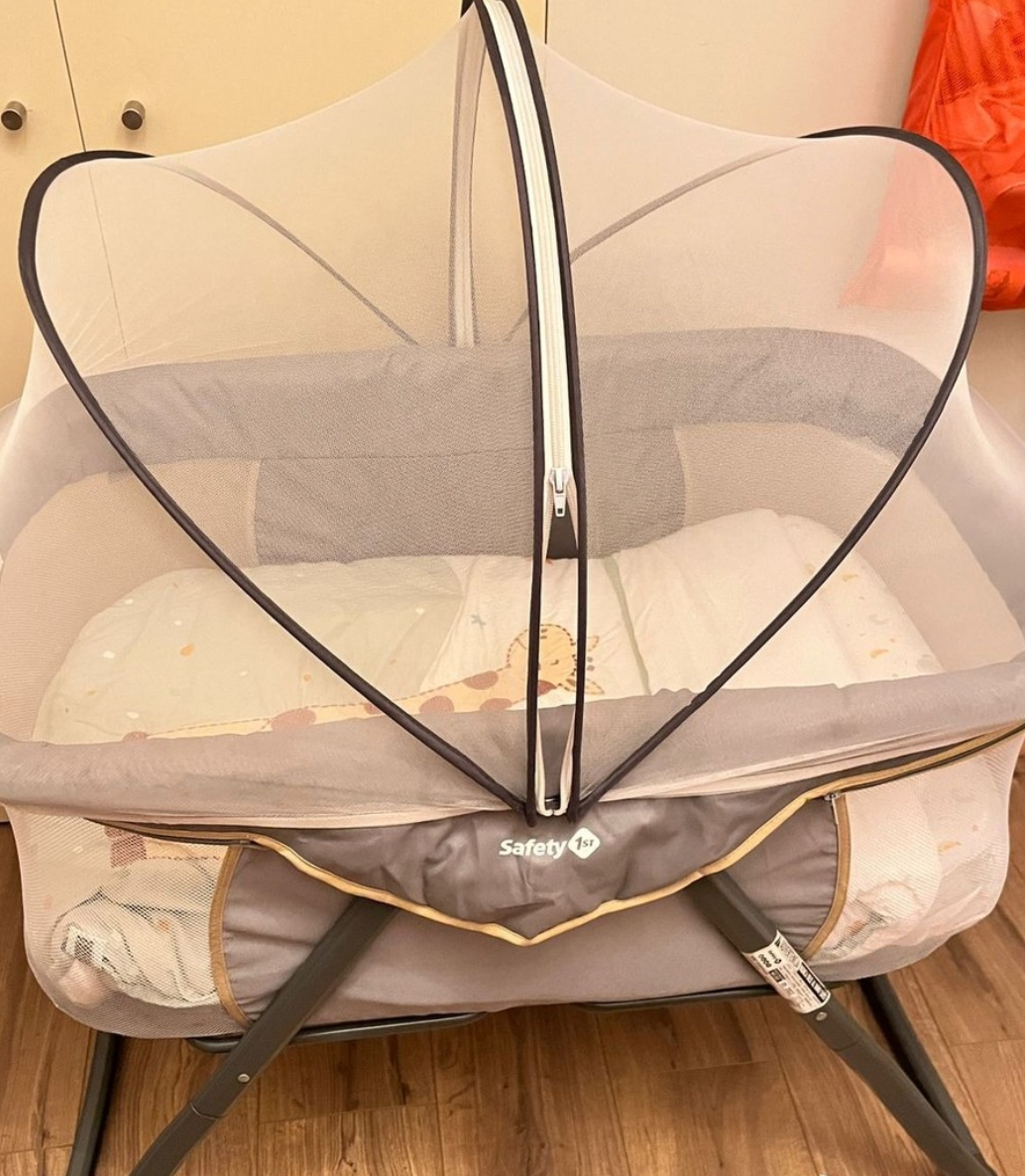 (#PG3487) Cuna Moisés Esmeralda. Marca Safety 1st