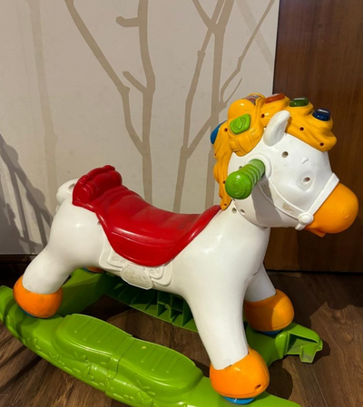 (#PG3499) Caballito tres en uno. Marca Clementoni