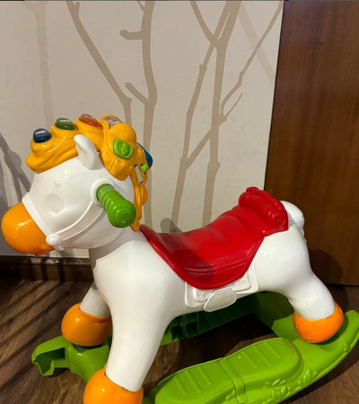 (#PG3499) Caballito tres en uno. Marca Clementoni