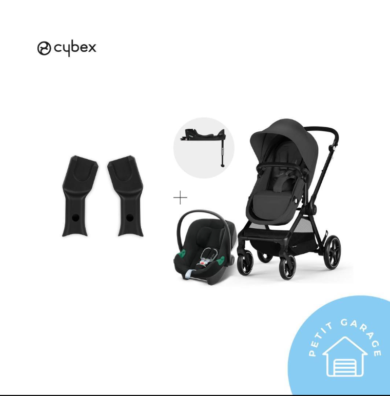 (#PG4001) Coche Travel System modelo Eos 2 en 1. Marca Cybex