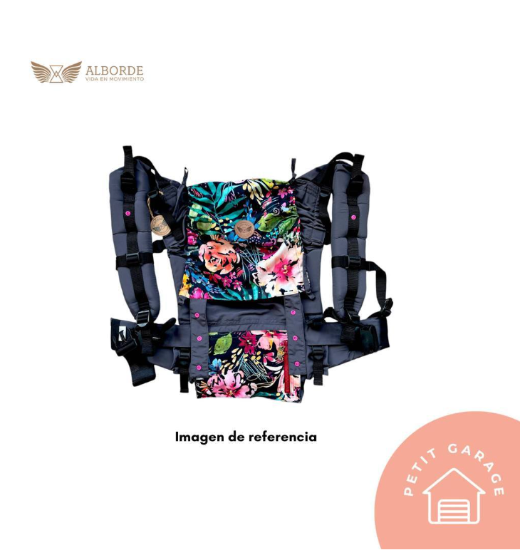 (#PG4048) Mochila ergonómica. Marca Alborde