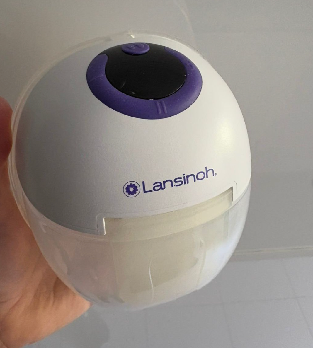 (#PG4050) Extractor de leche simple modelo DiscreetDuo. Marca Lansinoh