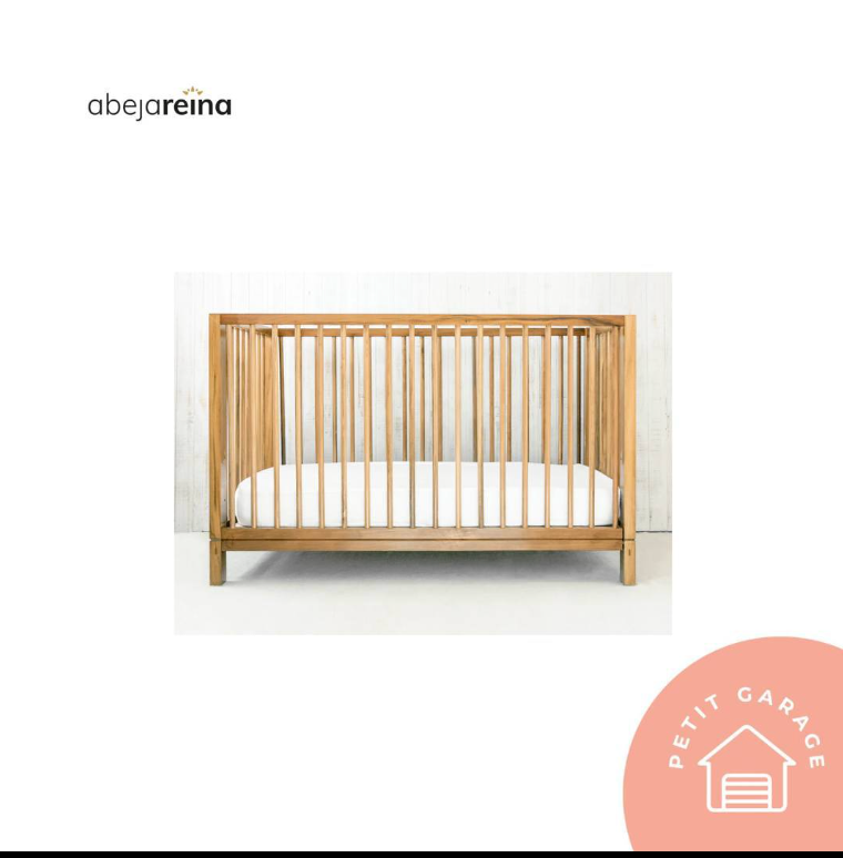 (#PG4066) Cuna de madera modelo Hanna. Marca Abeja Reina
