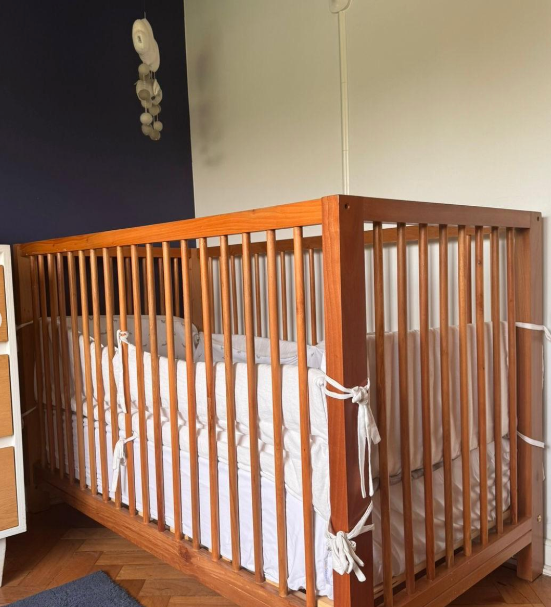 (#PG4066) Cuna de madera modelo Hanna. Marca Abeja Reina