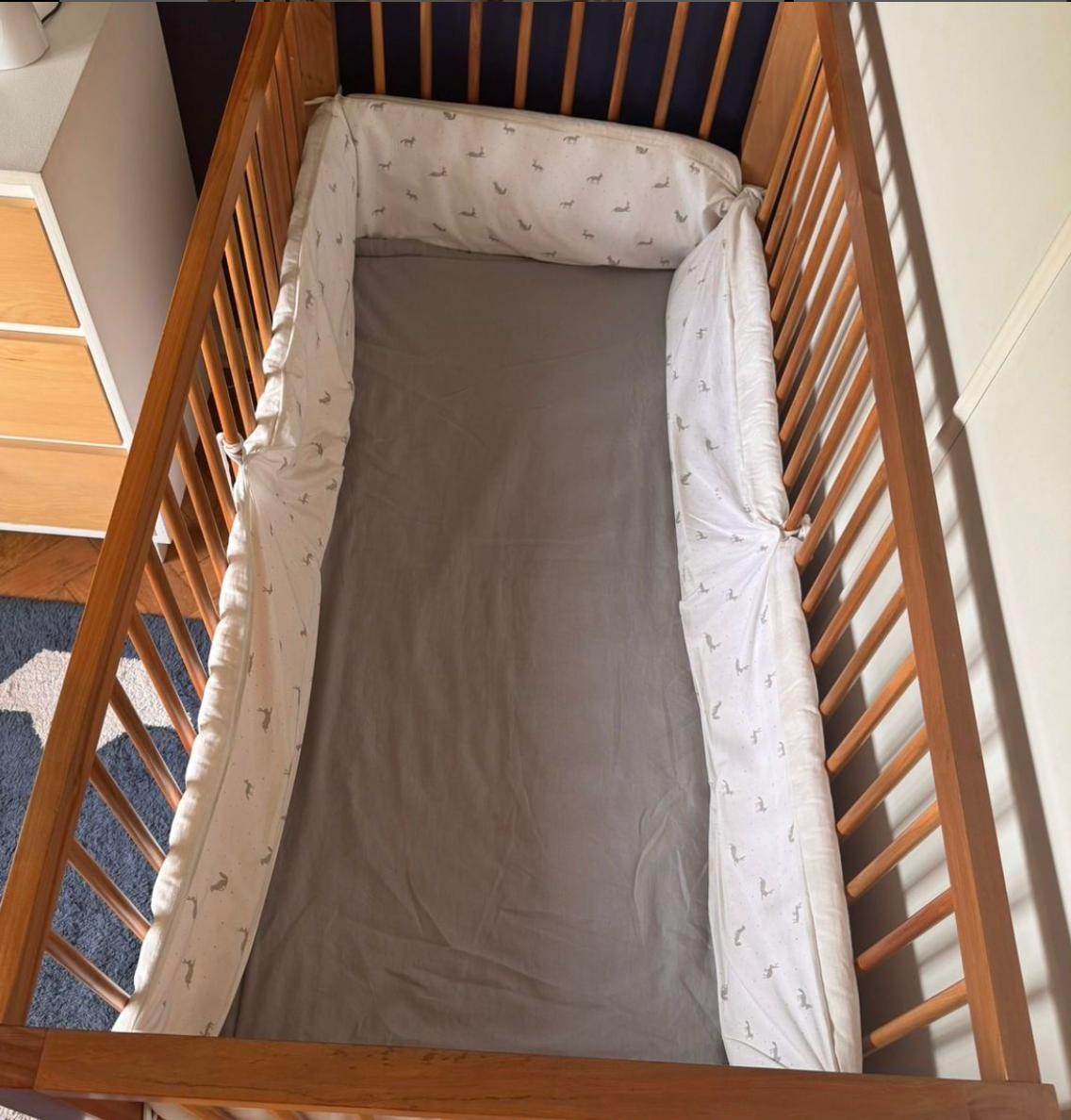 (#PG4066) Cuna de madera modelo Hanna. Marca Abeja Reina