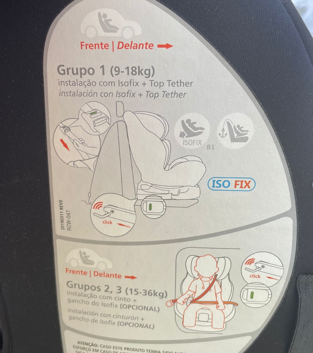 (#PG4068) Silla de auto modelo Multifix. Marca Safety 1st