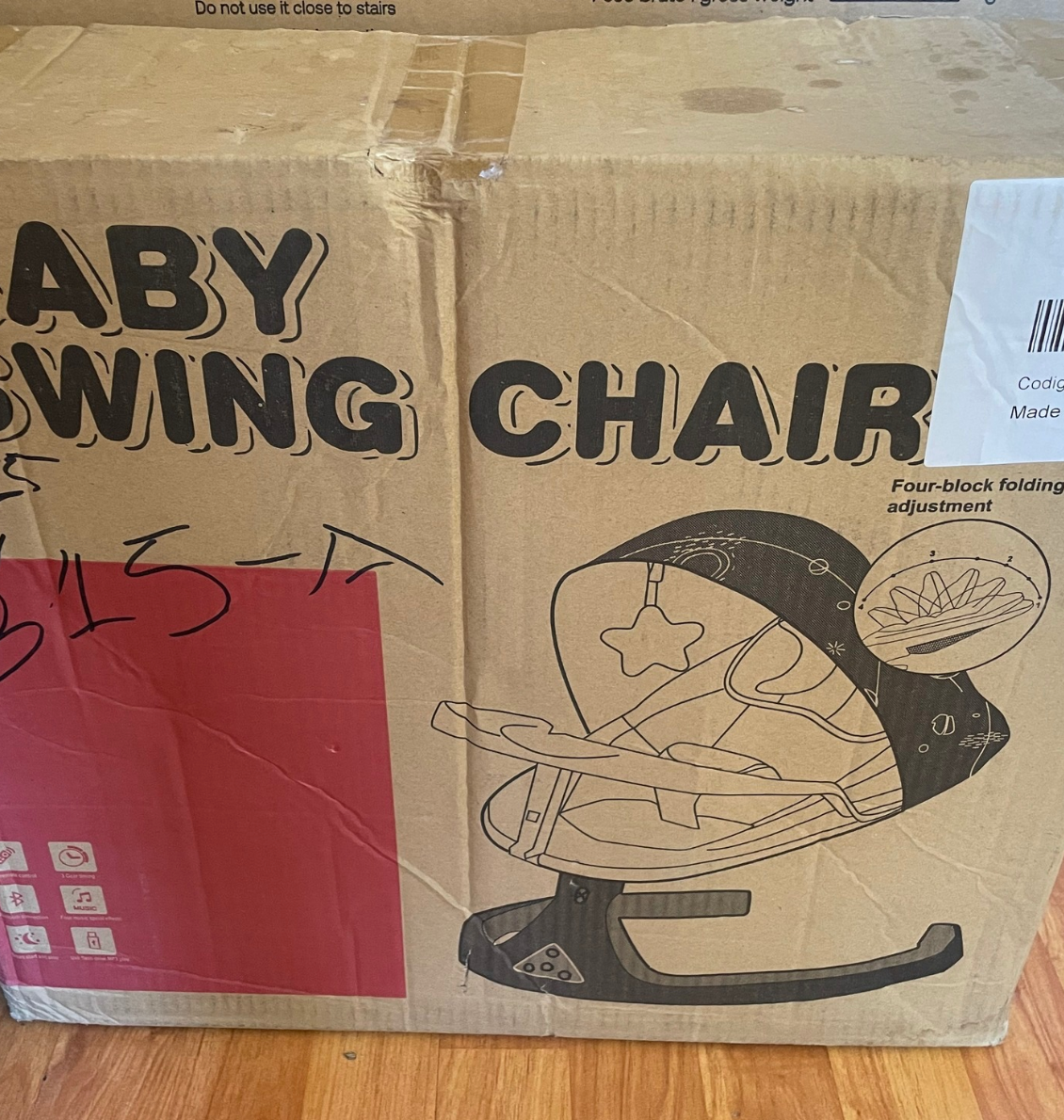 (#PG4071) Silla mecedora. Marca Kidstar