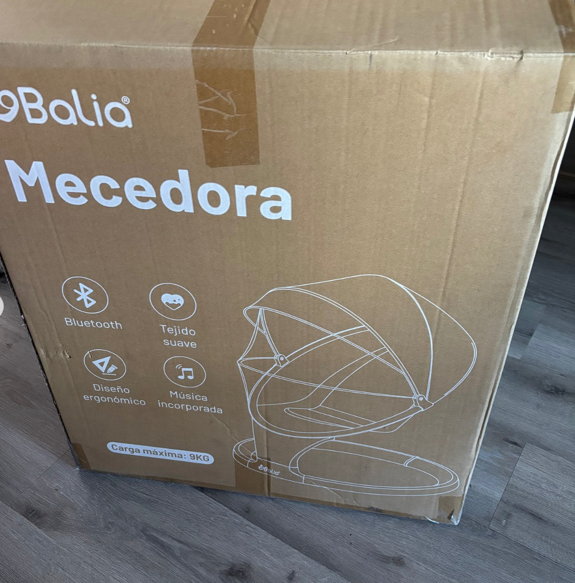 (#PG4096) Silla mecedora. Marca Balia