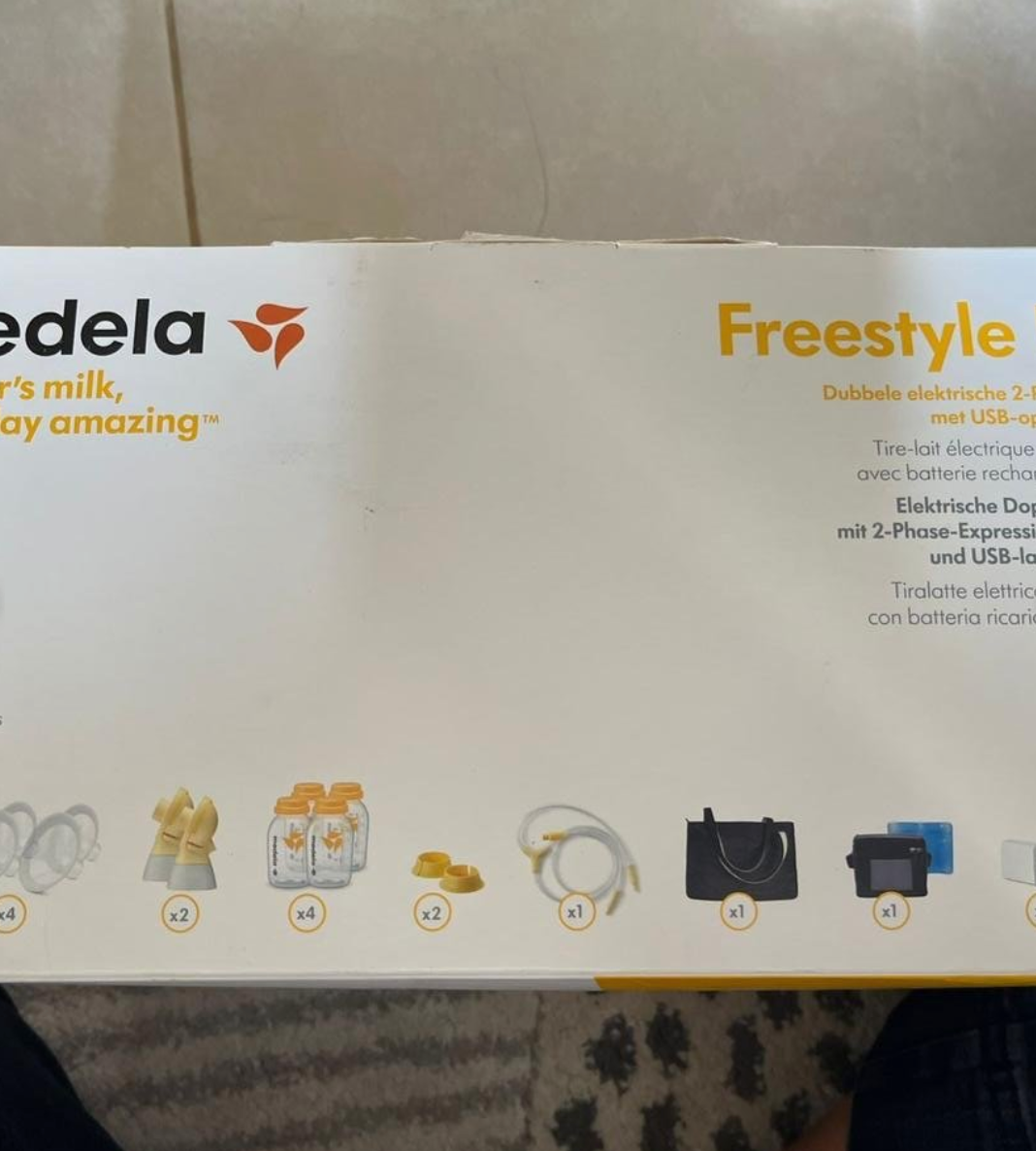 (#PG4104) Extractor de leche doble eléctrico modelo Freestyle. Marca Medela