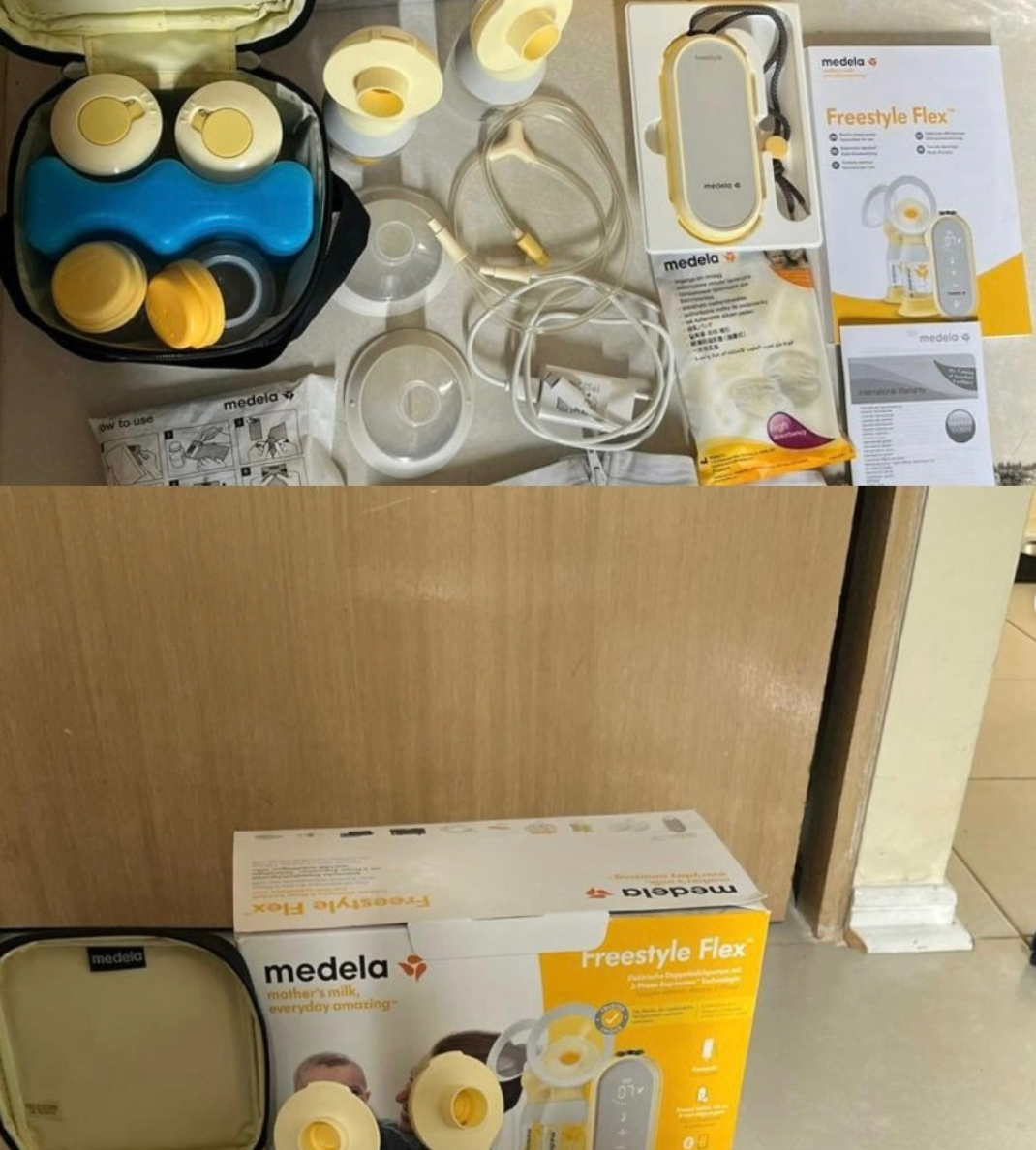 (#PG4104) Extractor de leche doble eléctrico modelo Freestyle. Marca Medela