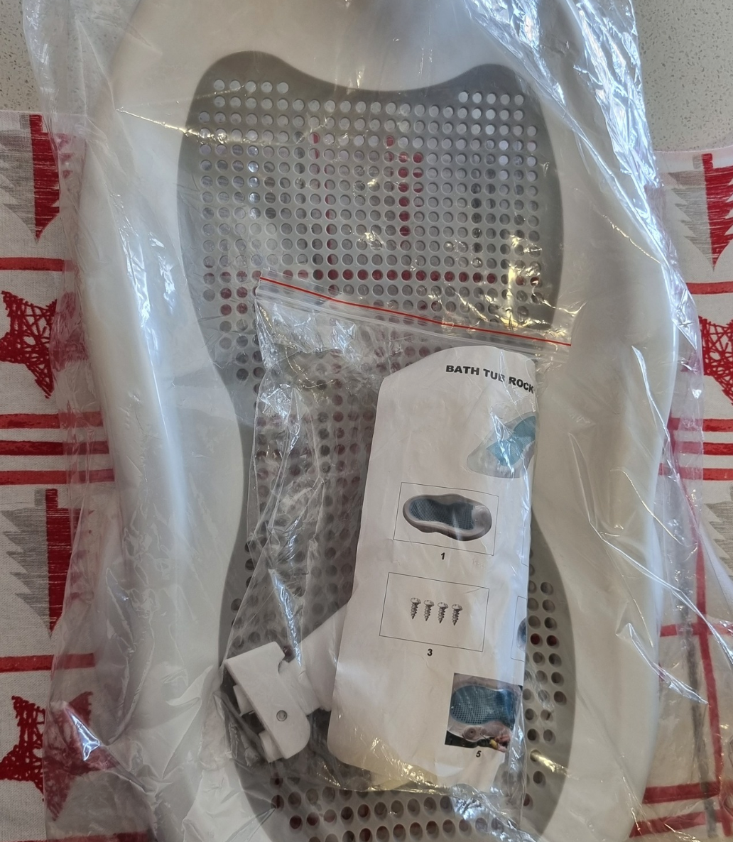 (#PG4106) Bañera plegable con termómetro y hamaca modelo Ocean. Marca Yamp