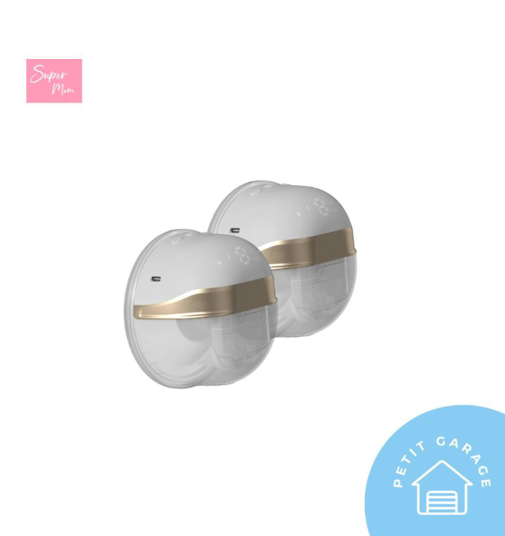 (#PG4120) Extractor de leche doble eléctrico modelo Gold. Marca Super Mom