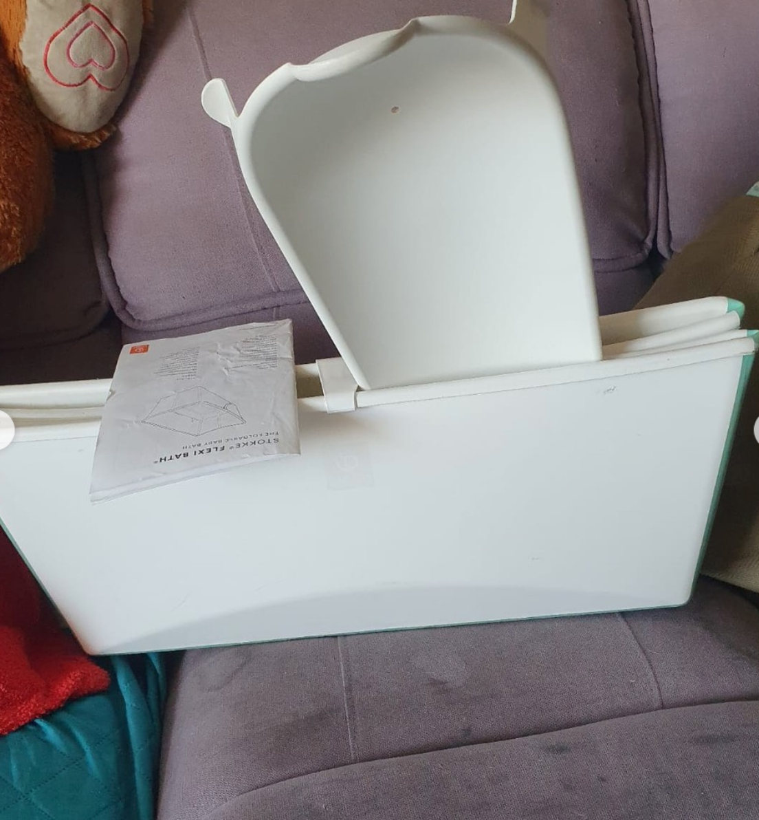 (#PG4139) Tina Flexi Bath + Soporte RN. Marca Stokke