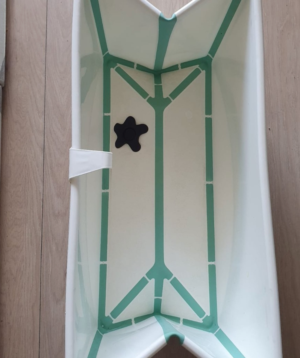 (#PG4139) Tina Flexi Bath + Soporte RN. Marca Stokke