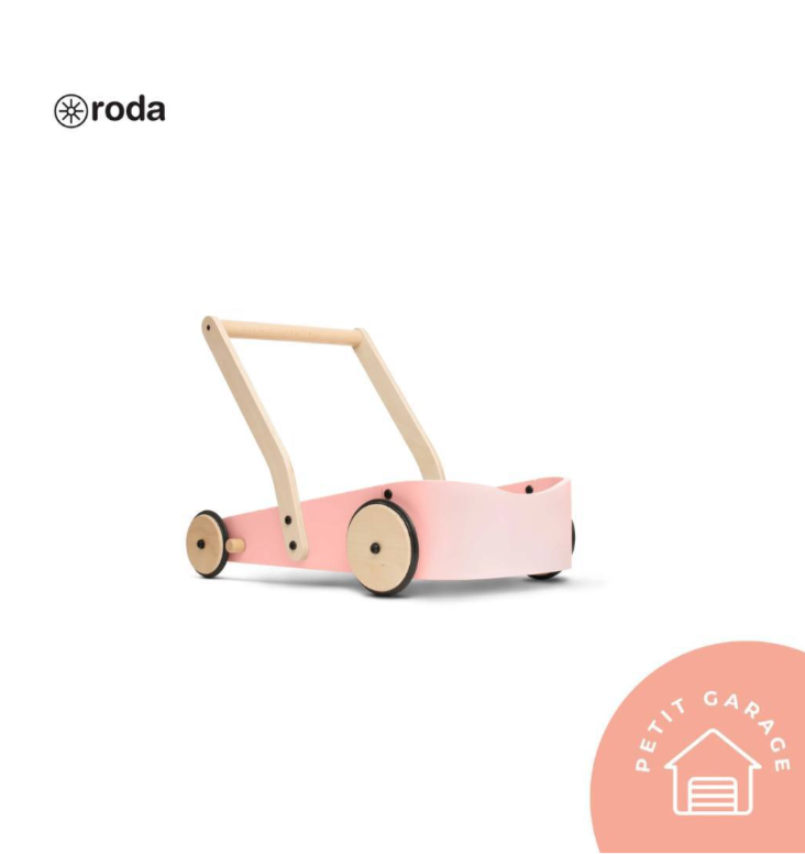(#PG4142) Andador modelo rosa. Marca Roda