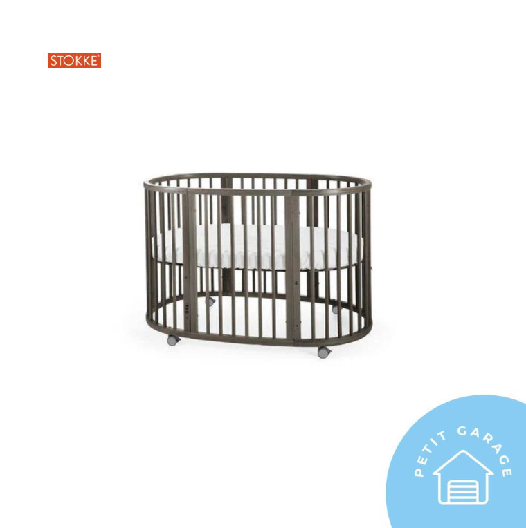 (#PG4171) Cuna de madera modelo Sleepi V2. Marca Stokke