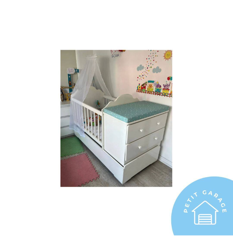 (#PG4179) Cuna de madera. Marca Genérica