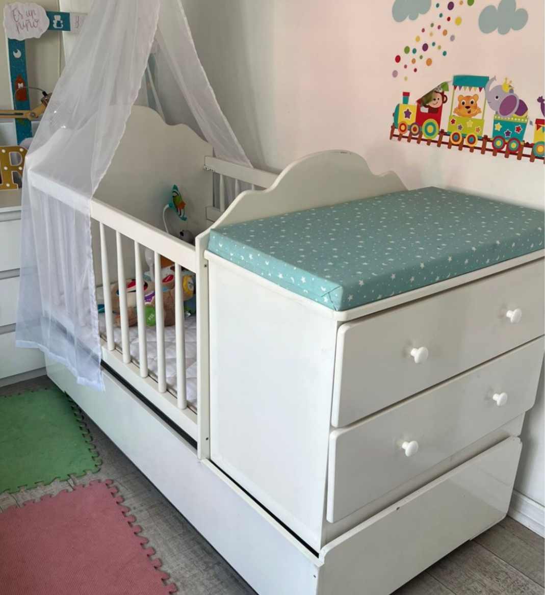 (#PG4179) Cuna de madera. Marca Genérica