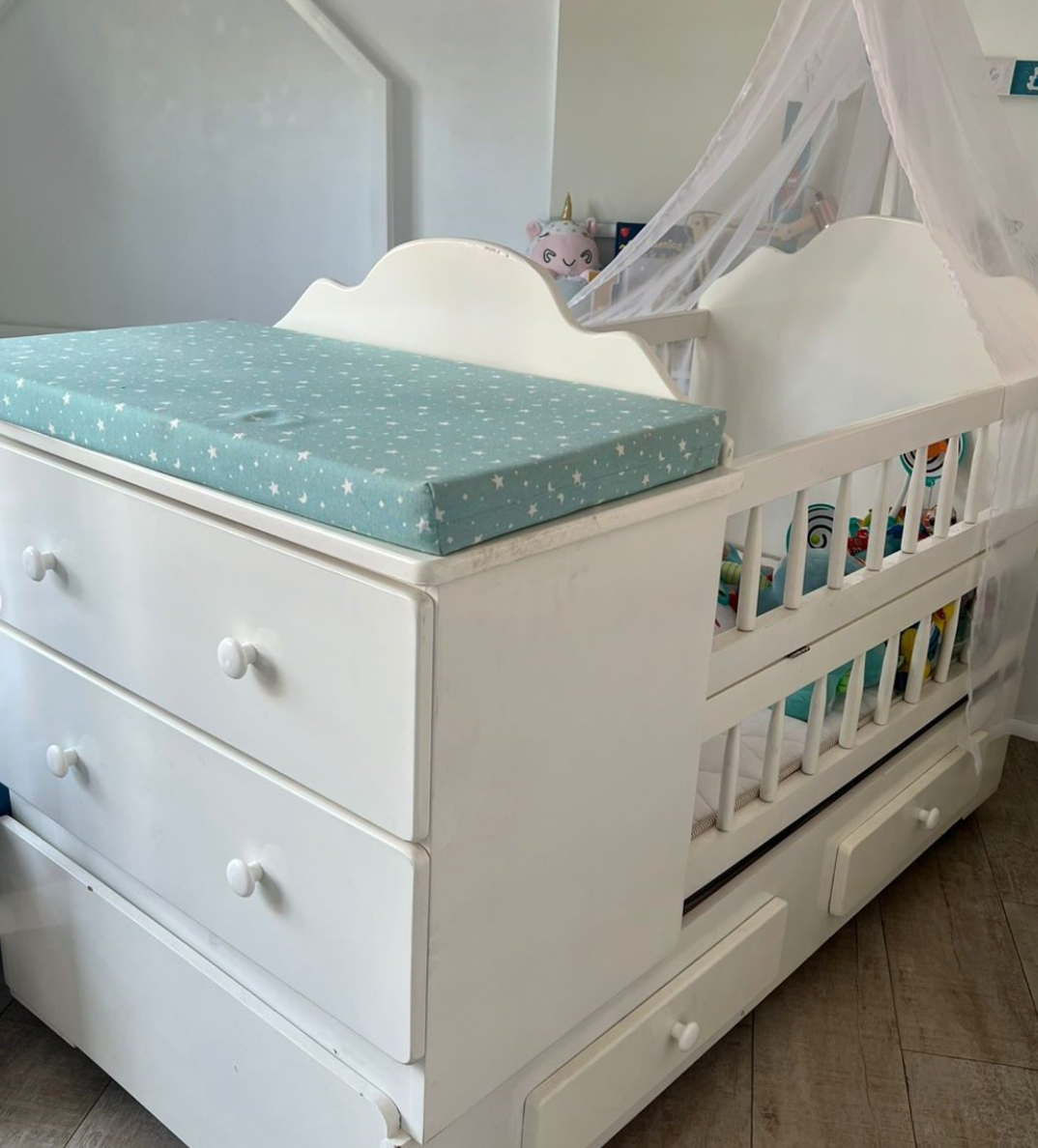 (#PG4179) Cuna de madera. Marca Genérica