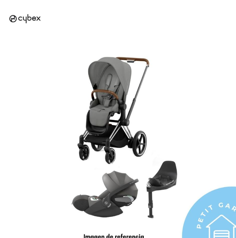 (#PG4181) Coche modelo Priam grey. Marca Cybex