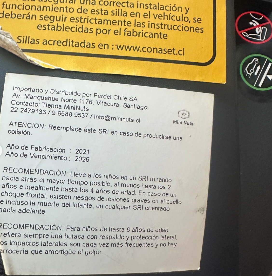 (#PG4182) Silla de auto modelo Cloud Z i- Size. Marca Cybex