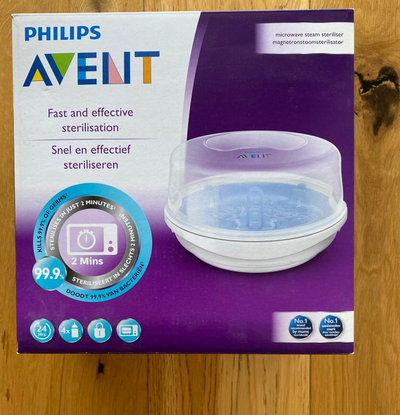 (#PG4150) Esterilizador de mamaderas para microondas. Marca Philips Avent