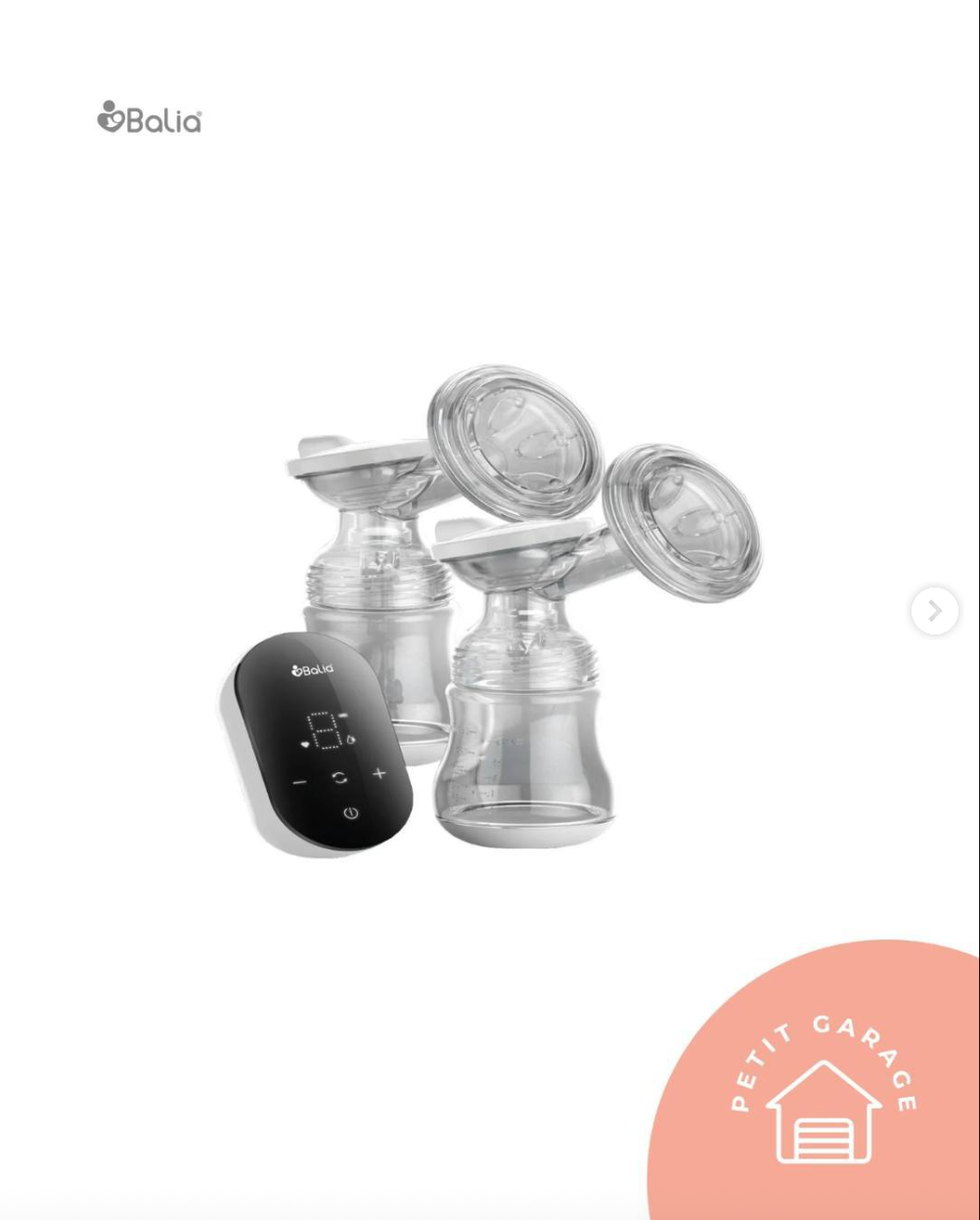 (#PG4783) Extractor de leche eléctrico doble. Marca Balia