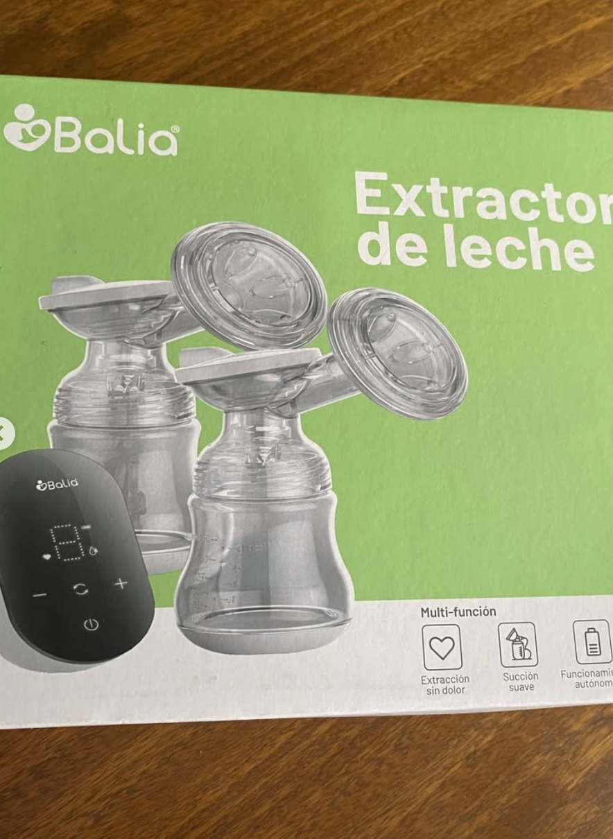 (#PG4783) Extractor de leche eléctrico doble. Marca Balia