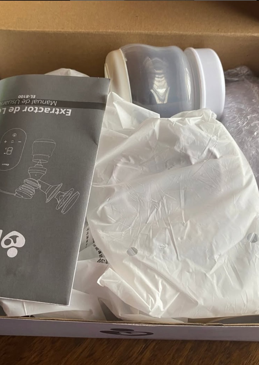 (#PG4783) Extractor de leche eléctrico doble. Marca Balia