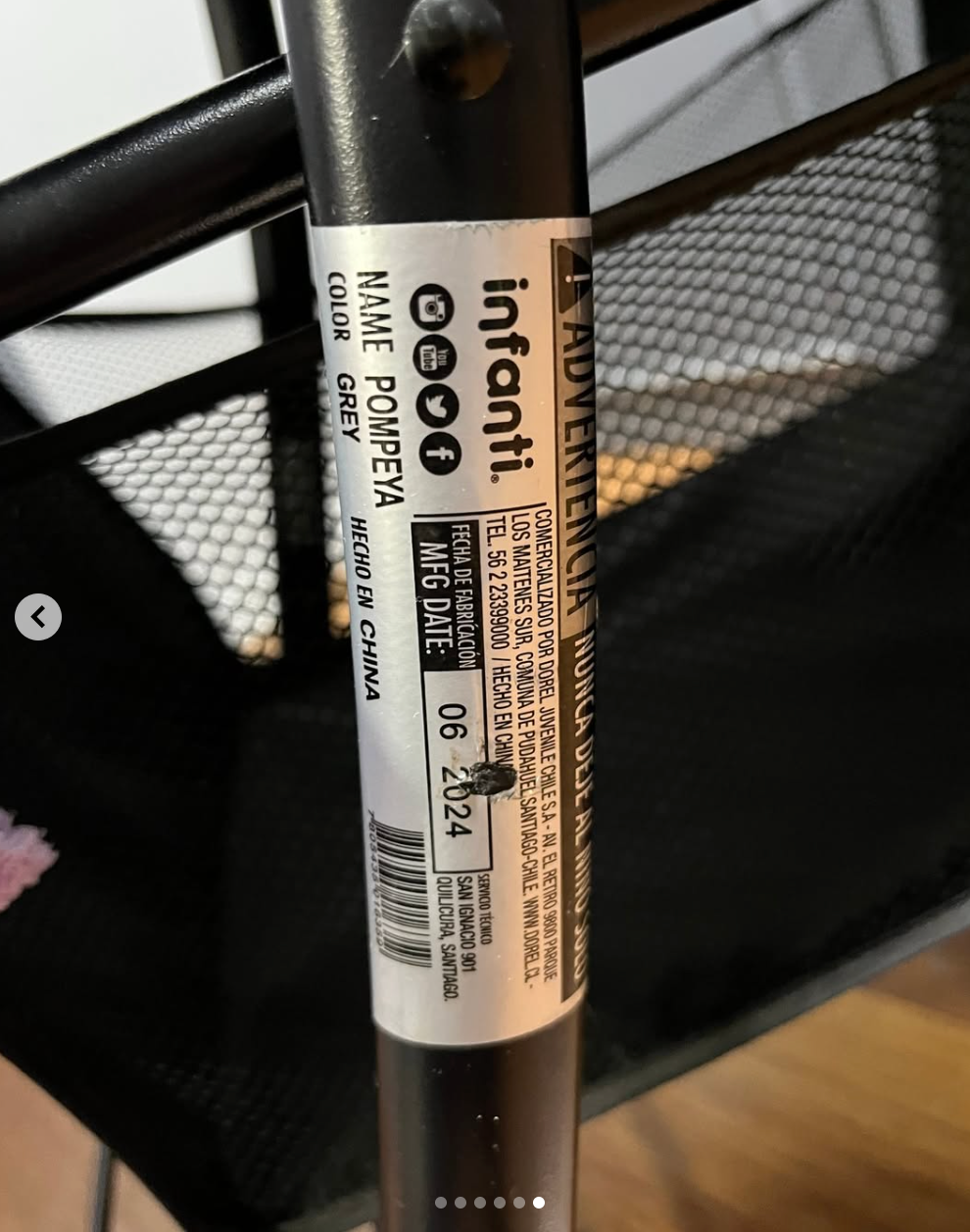 Coche travel system Pompeya gris. Marca Infanti (#PG5785)