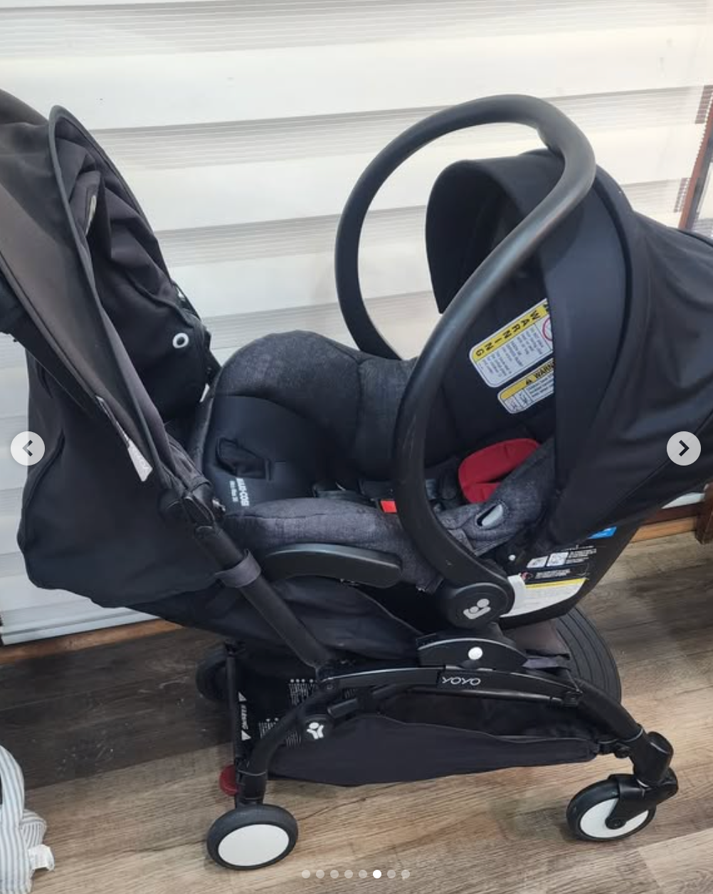 Coche YOYO negro con accesorios. Marca Babyzen (#PG5786)