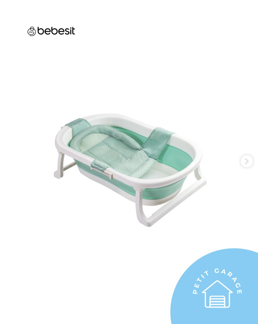 Bañera plegable Jelly con hamaca color verde. Marca Bebesit (#PG5793)