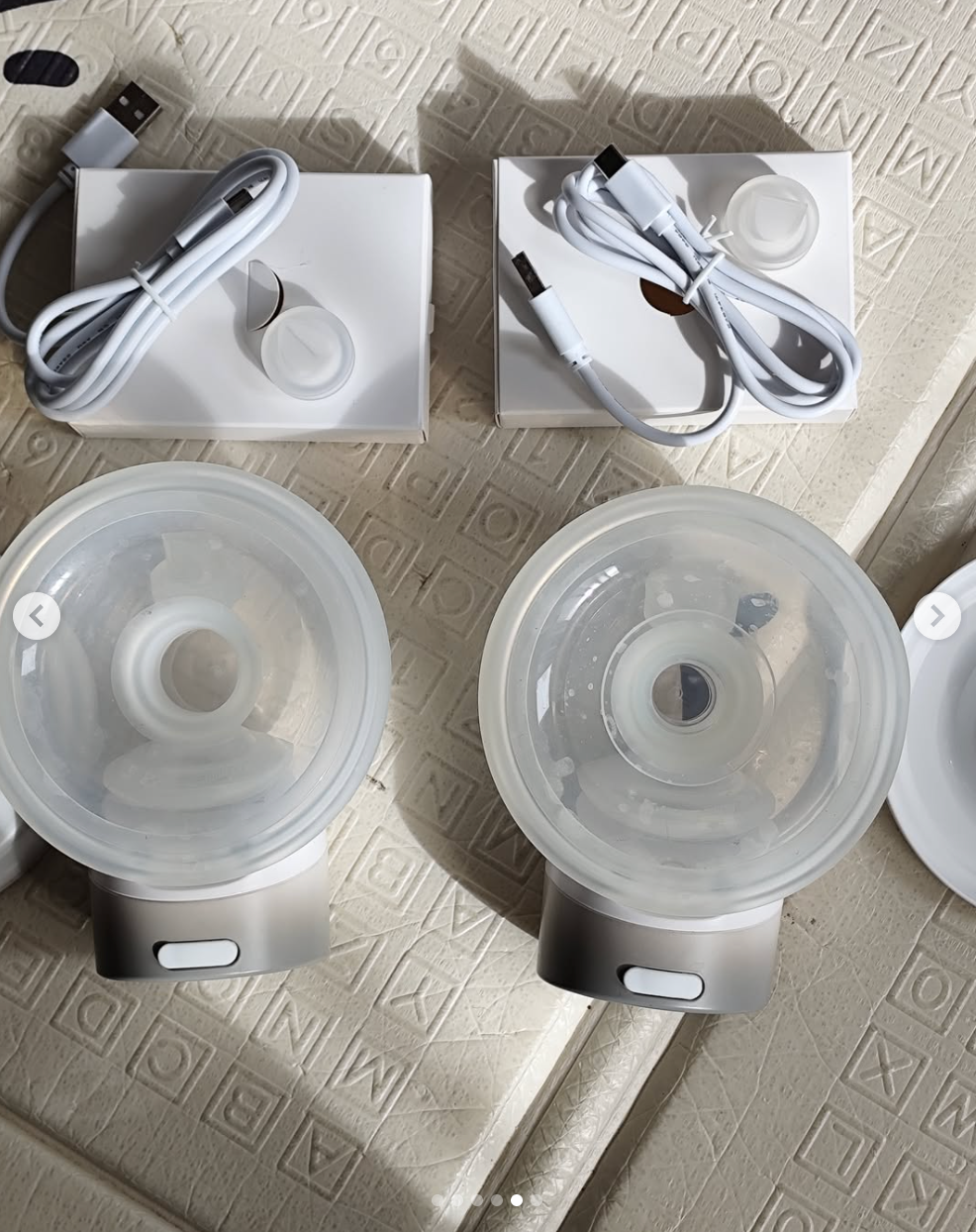 Extractor de leche doble eléctrico modelo S12 Pro. Marca Momcozy (#PG5796)