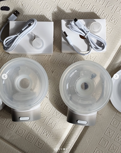 Extractor de leche doble eléctrico modelo S12 Pro. Marca Momcozy (#PG5796)