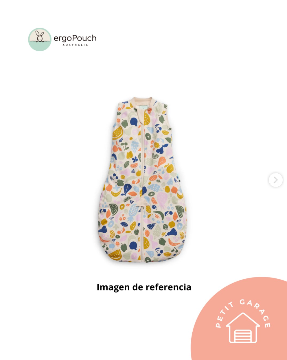 Saquito de dormir modelo Fruit Salad. Marca Ergopouch (#PG5798)